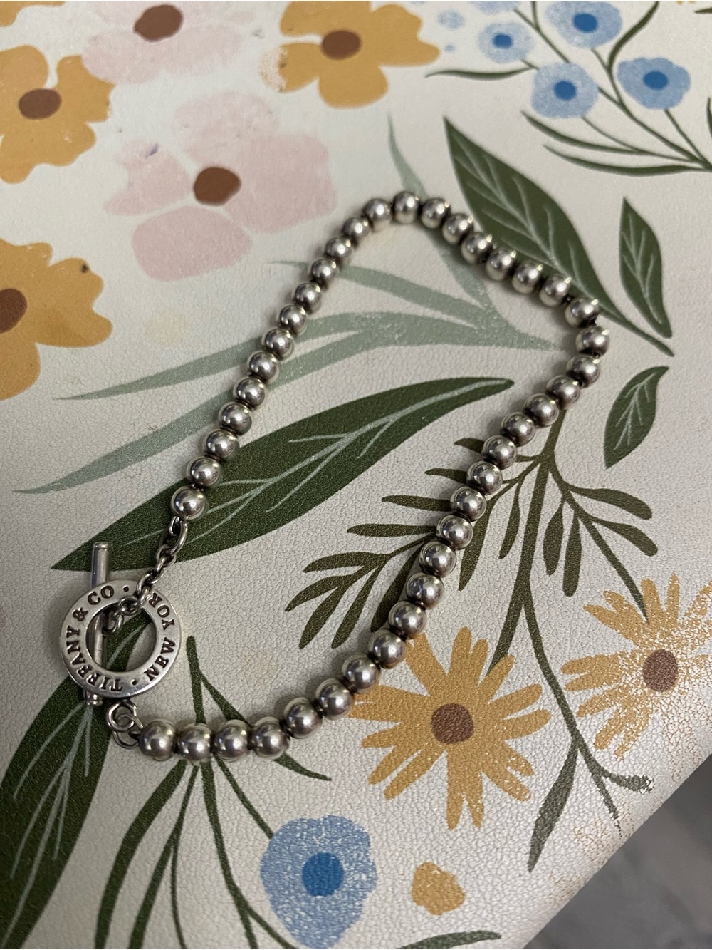 TIFFANY & CO. Sterling Silver Bracelet with bag